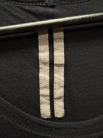 Rick Owens Mainline Black Double Layered T-Shirt