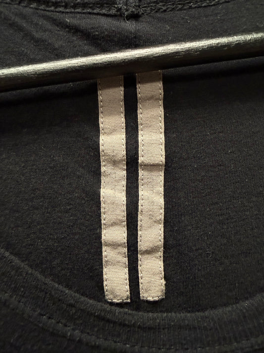 Rick Owens Mainline Black Double Layered T-Shirt