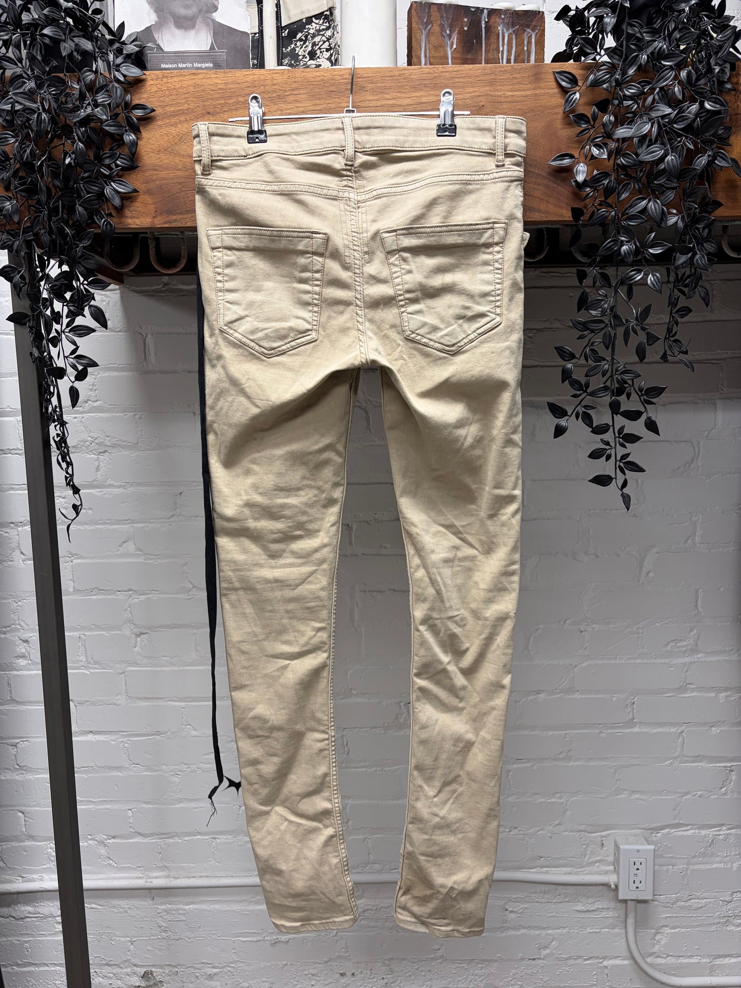 Rick Owens DRKSHDW ‘Tyrone Cut’ Mineral Wash Skinny Jeans