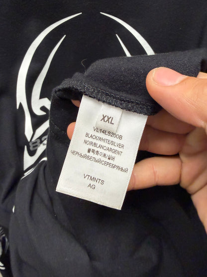 Vetements ‘Spider Print’ Black/White Long Sleeve Shirt