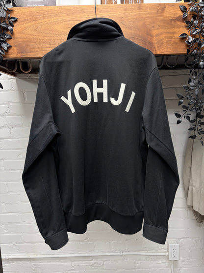 Y-3 by Yohji Yamamoto Black Zip-Up Track Jacket