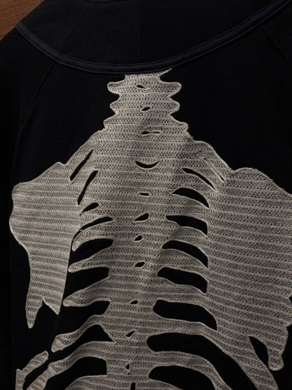 Kapital Kountry ‘16/-‘ Dense Black Bone Baseball Jersey