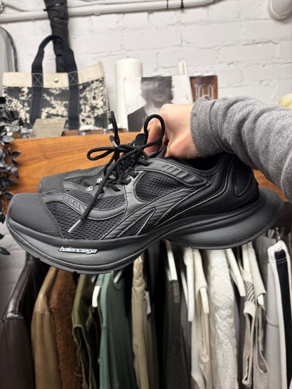 Balenciaga ‘Circuit’ Black Low Top Athletic Sneakers