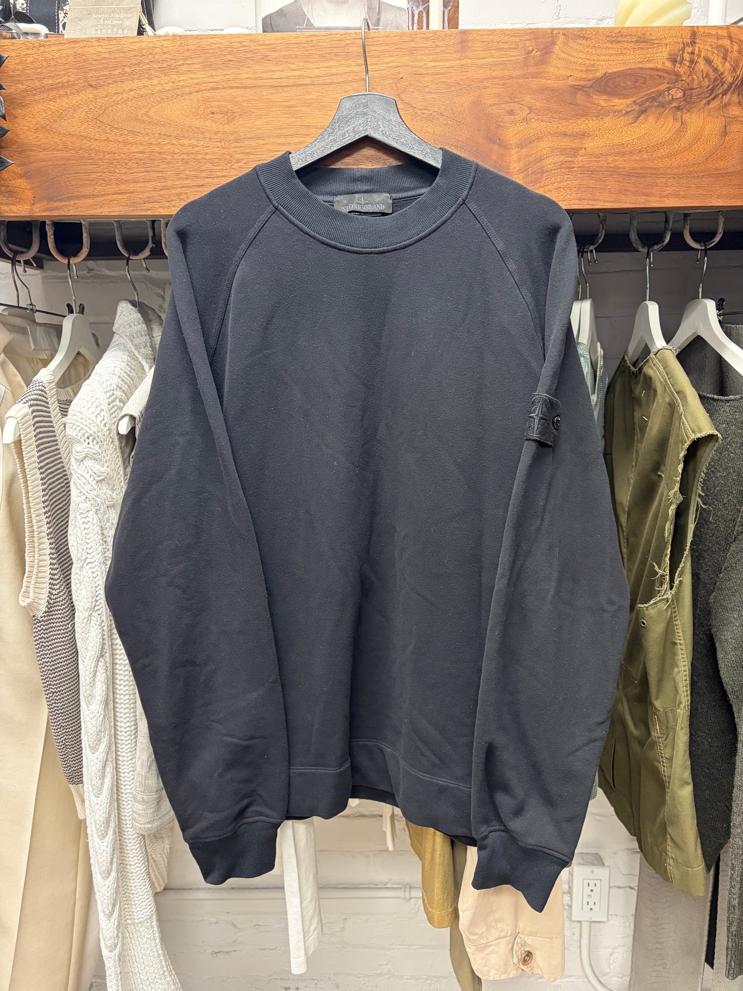 Stone Island ‘Ghost’ Black Badge Sweatshirt
