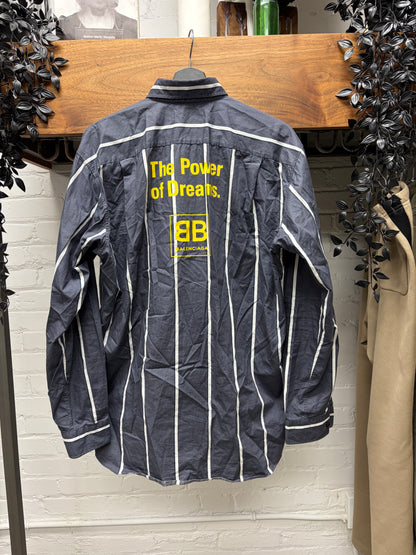 2017 Balenciaga ‘The Power of Dreams’ Striped Button Up Shirt