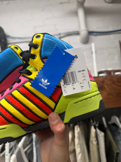 Jeremy Scott x Adidas ‘Wings 1.0’ Poppy High Top Sneakers