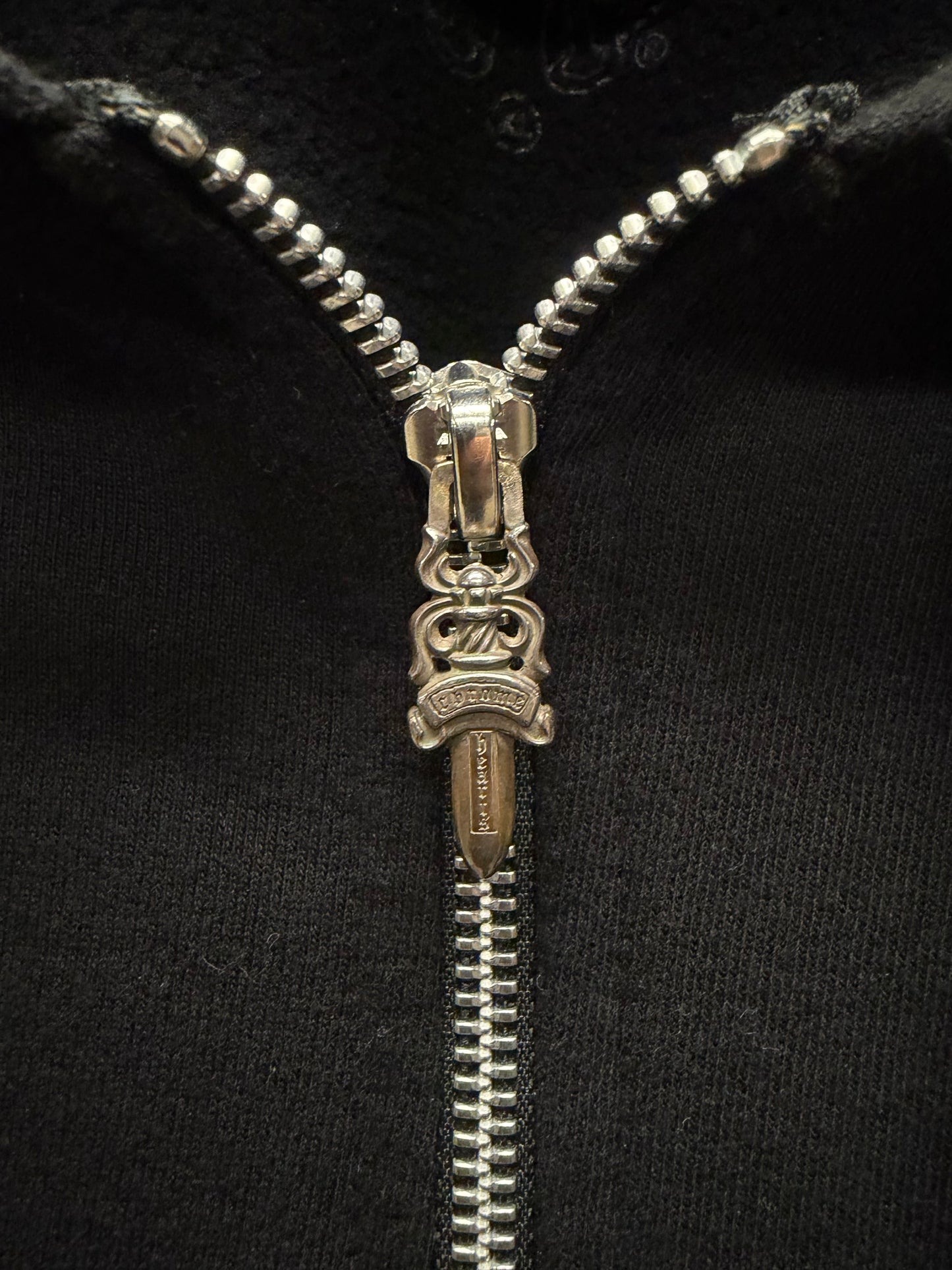 Chrome Hearts ‘Fuck You’ Horseshoe Logo Zip-Up Hoodie