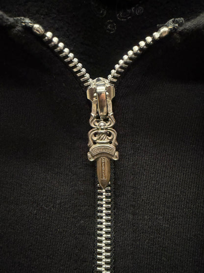 Chrome Hearts ‘Fuck You’ Horseshoe Logo Zip-Up Hoodie