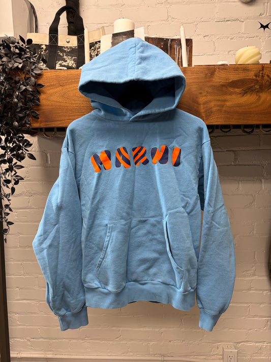 Marni ‘Tiger Logo’ Blue Pullover Hoodie