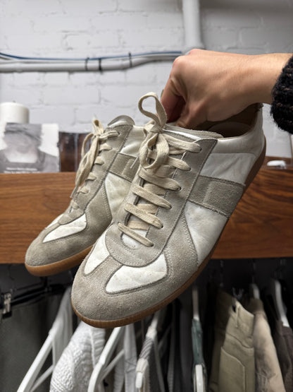 Maison Margiela ‘G.A.T.’ Low Top White Leather/Gum Sole Sneakers