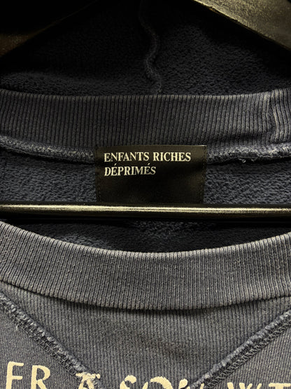 Enfants Riches Déprimés ‘Soso’ Blue Raglan Sleeve ‘Afterhood’ Pullover Hoodie
