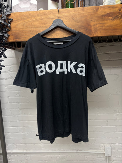 Alexander Digenova ‘Vodka’ Russian Black Short Sleeve T-Shirt
