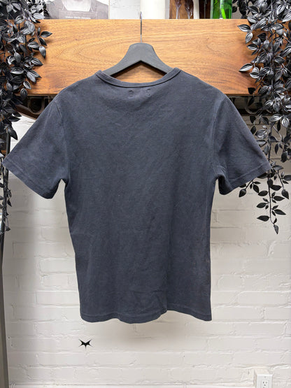 SS2014 Raf Simons ‘New Silhouette’ Faded Black Graphic T-Shirt