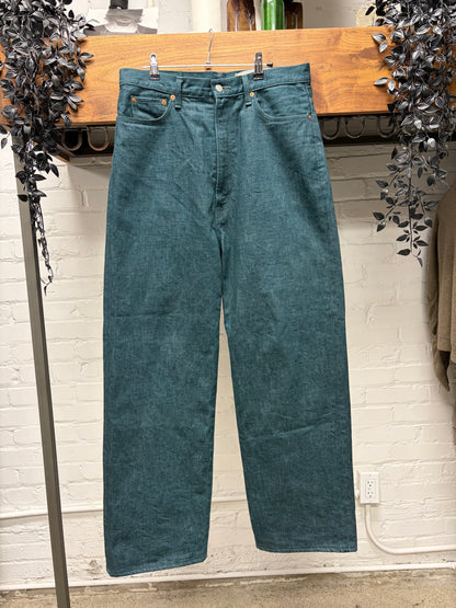 Kapital ‘No.4’ Plant Dyed ‘5P Monkey TH’ Straight Leg Denim