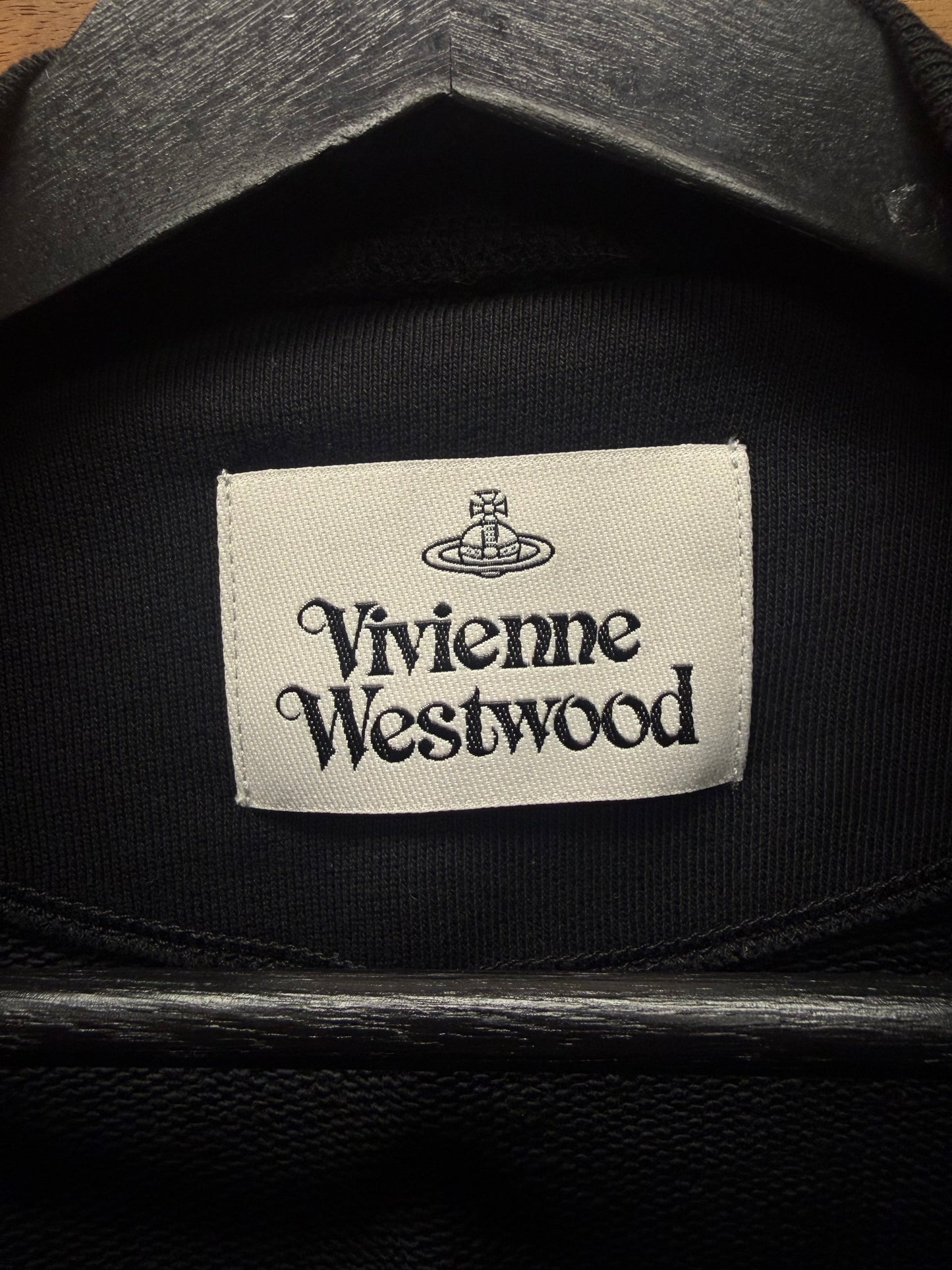 Vivienne Westwood Orb ‘Spray Paint Logo’ Black Graphic Sweatshirt