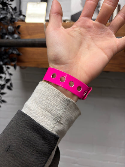 2000s Dior ‘Dior Addict’ Hot Pink Snap Bracelet