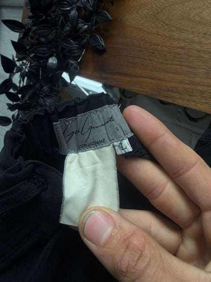 Yohji Yamamoto Pour Homme ‘Tearaway Style’ Wide Leg 4/5 Length Shorts
