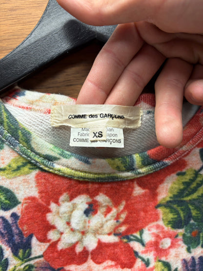 2016 Comme Des Garçons ‘Floral’ Full Print Tropic Sweatshirt
