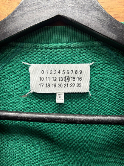 2014 Maison Margiela Green ‘Frayed Outseam’ Sweatshirt