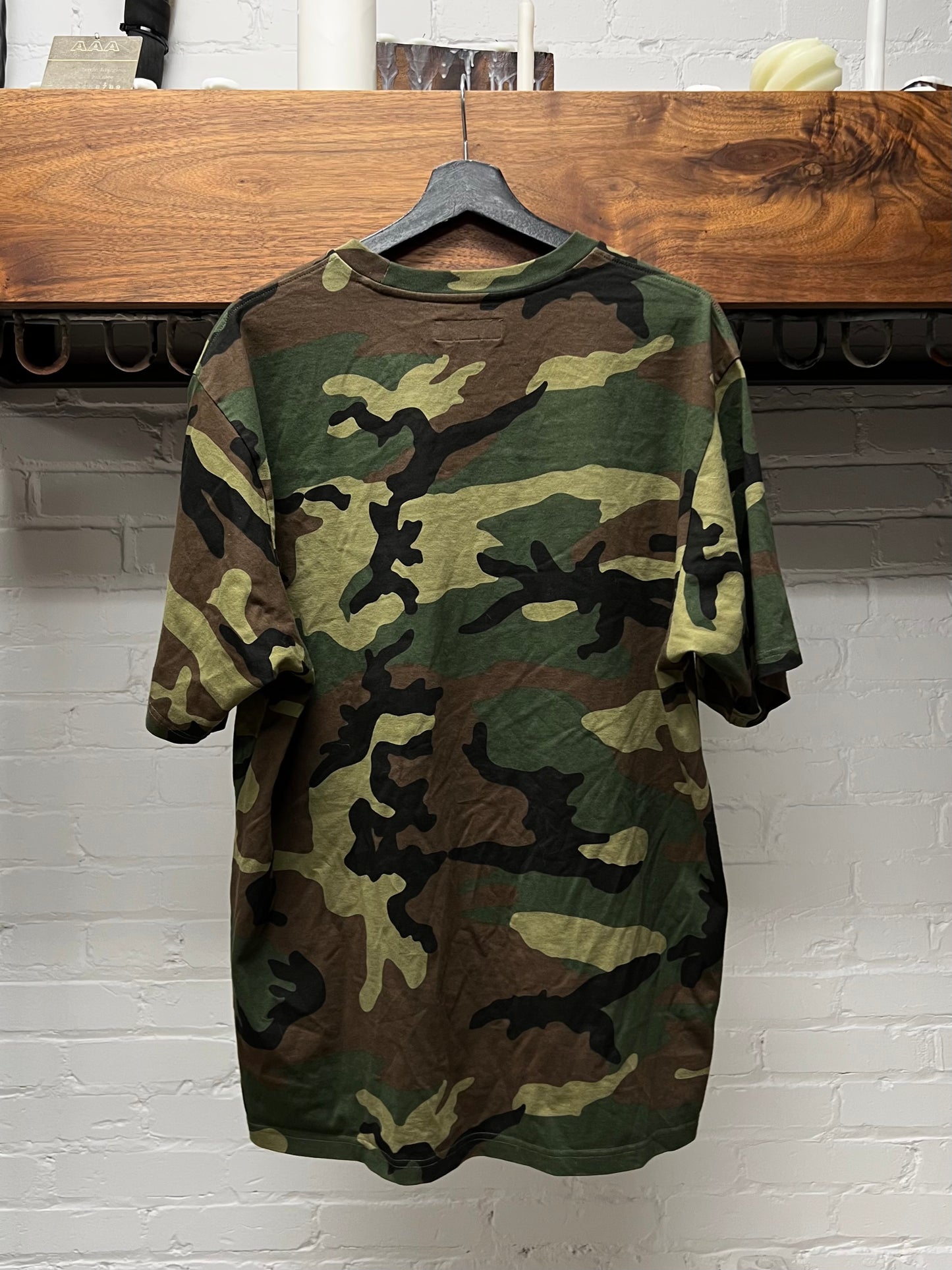 SS2025 Supreme Camo Miniature Embroidered ‘Box Logo’ T-Shirt