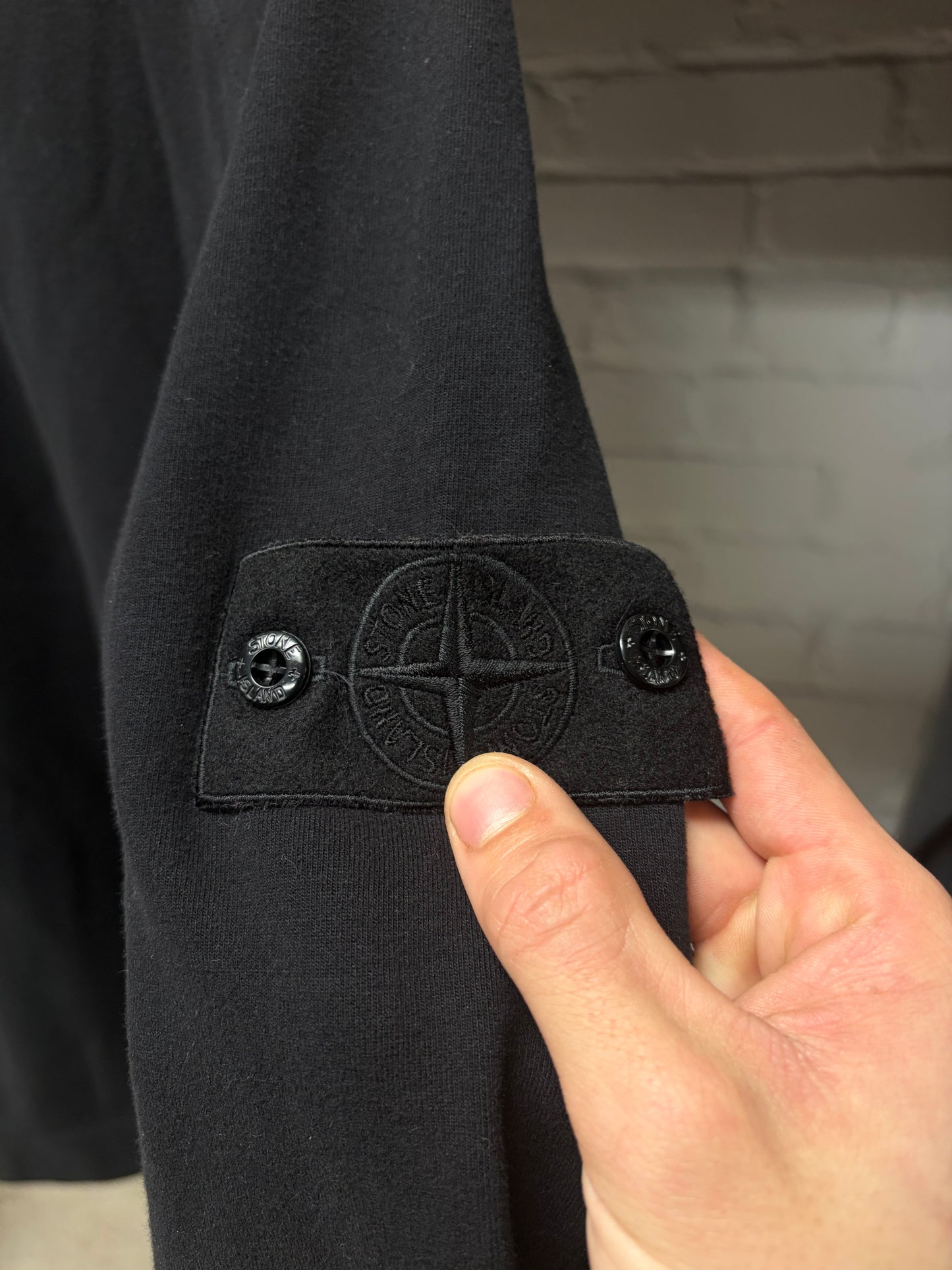 Stone Island ‘Ghost’ Black Badge Sweatshirt