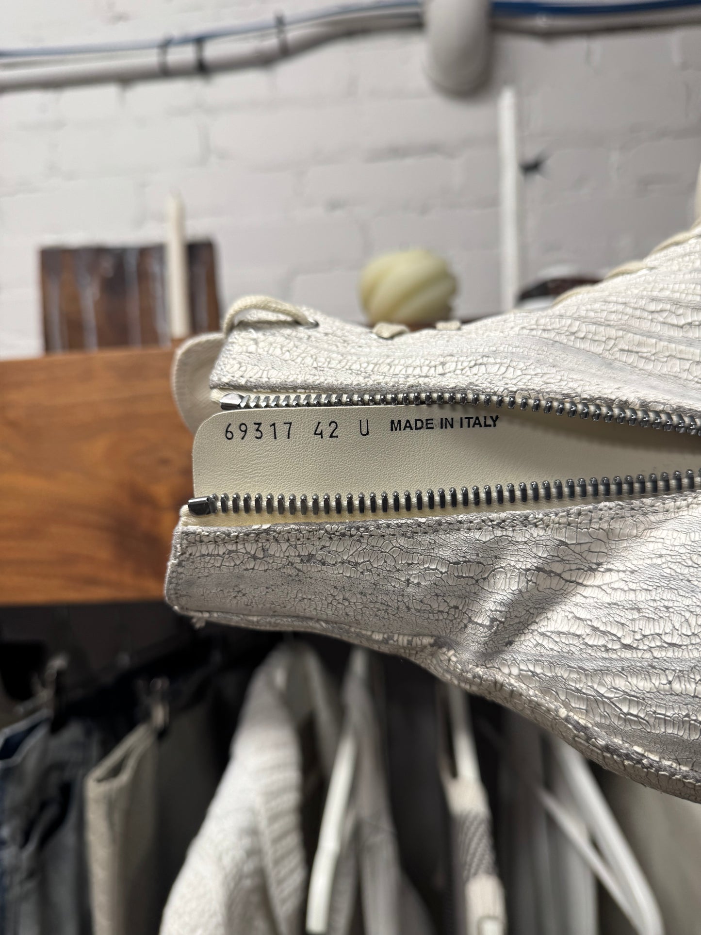SS2025 Rick Owens ‘Hollywood’ Milk ‘Crust’ Layered Ramones