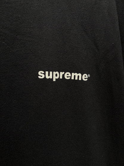 AW2024 Supreme ‘Fuck Money’ Black Graphic T-Shirt