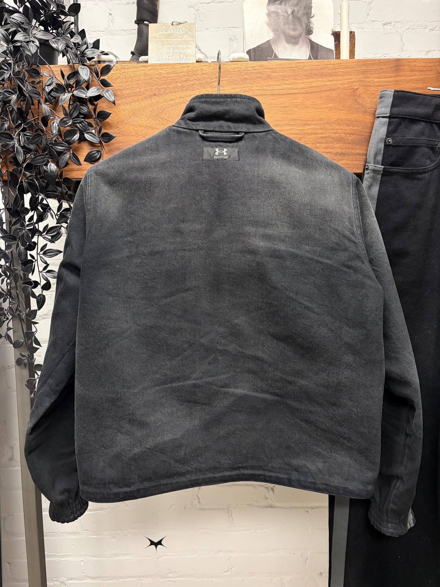 SS2025 Balenciaga x Under Armour Reversible Denim/Tracksuit Jacket