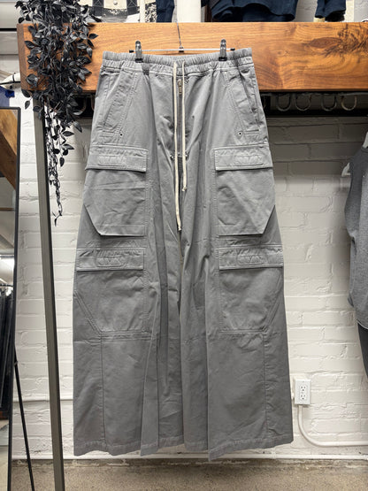 Rick Owens Stone Grey ‘CargoBela’ Wide Leg Pants