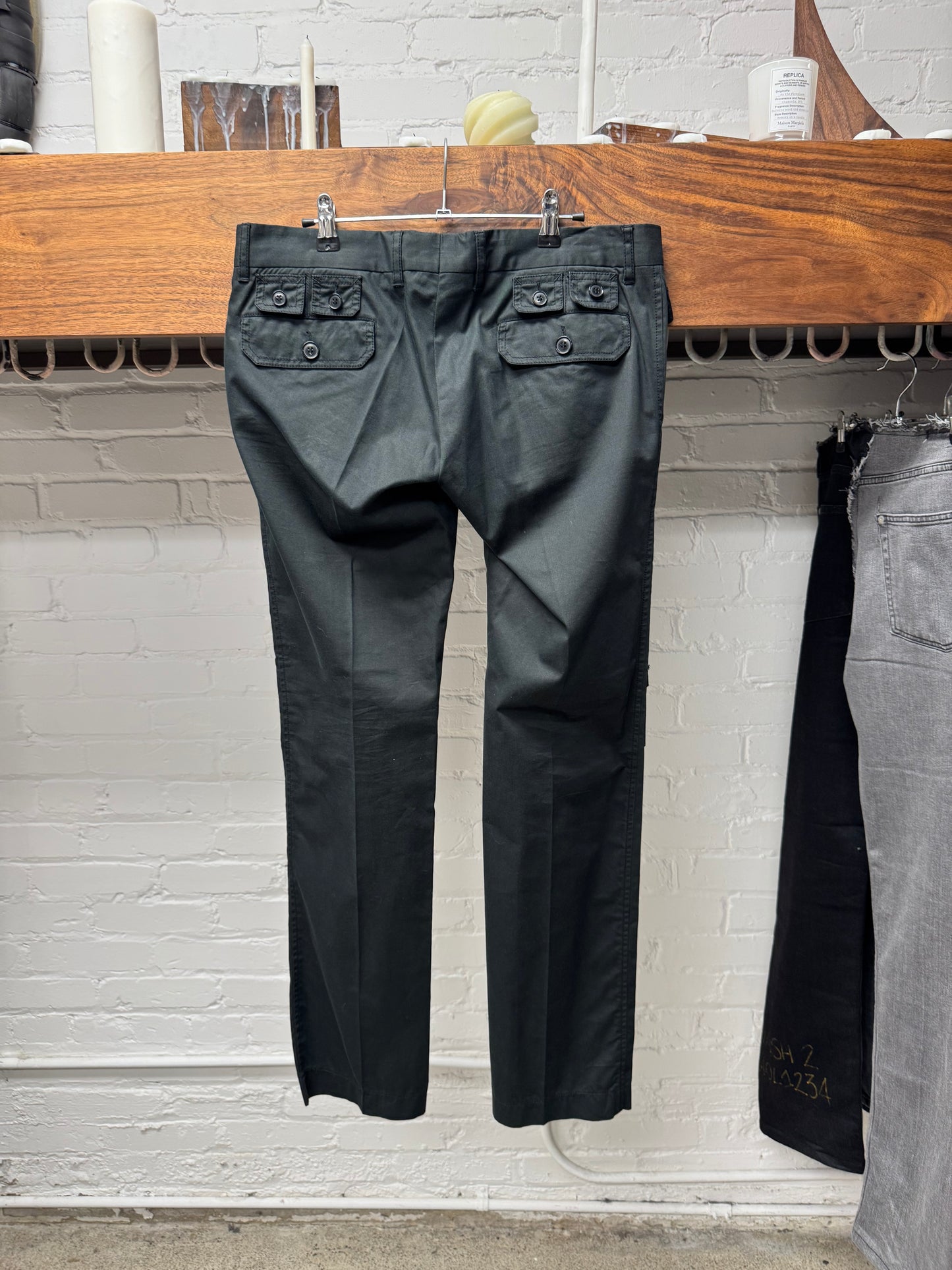 SS2007 Dolce & Gabbana Multi-Pocket Military Cargo Trousers