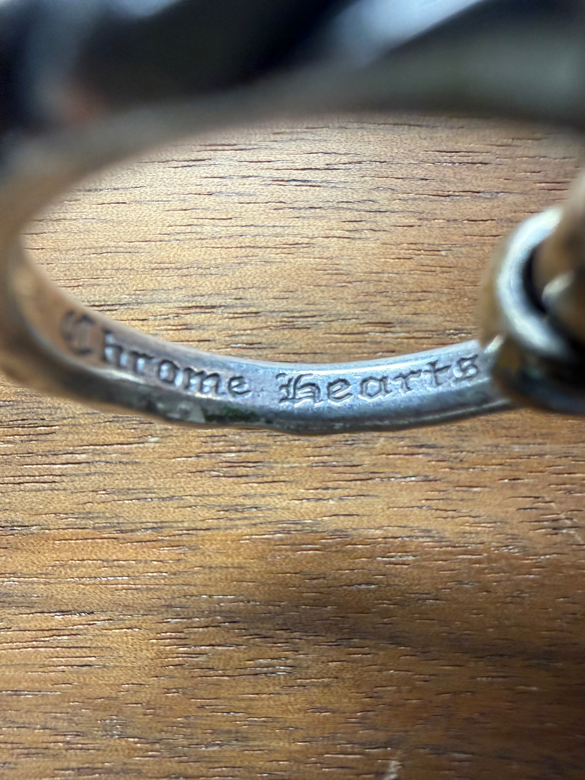 Chrome Hearts .925 Silver ‘Dice Eyewear Holder’ Pendant & Necklace