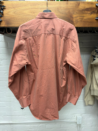 Vintage Balmain Salmon Pink Button Up Shirt