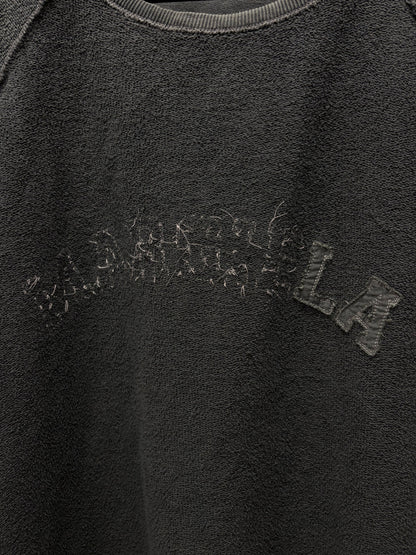 2025 Maison Margiela Embroidered Logo Short Sleeve Sweatshirt