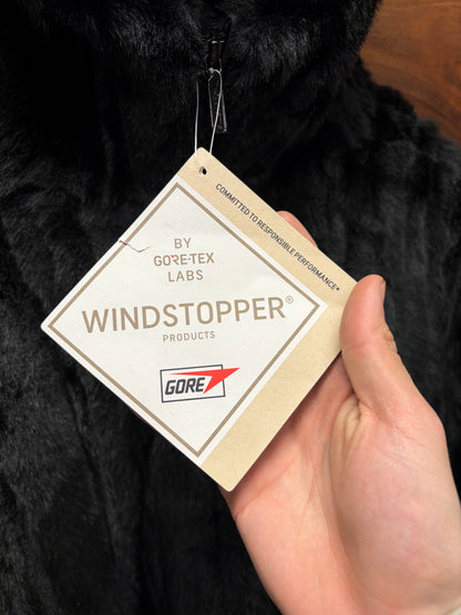 AW2024 Supreme Black Faux Fur Goretex Jacket