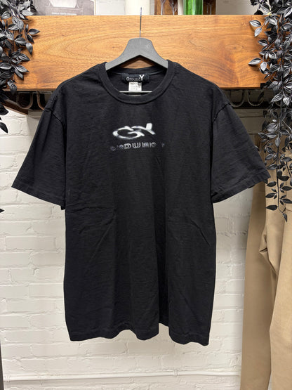 Yohji Yamamoto ‘Ground Y’ Black ‘Shadow Logo’ Short Sleeve Shirt