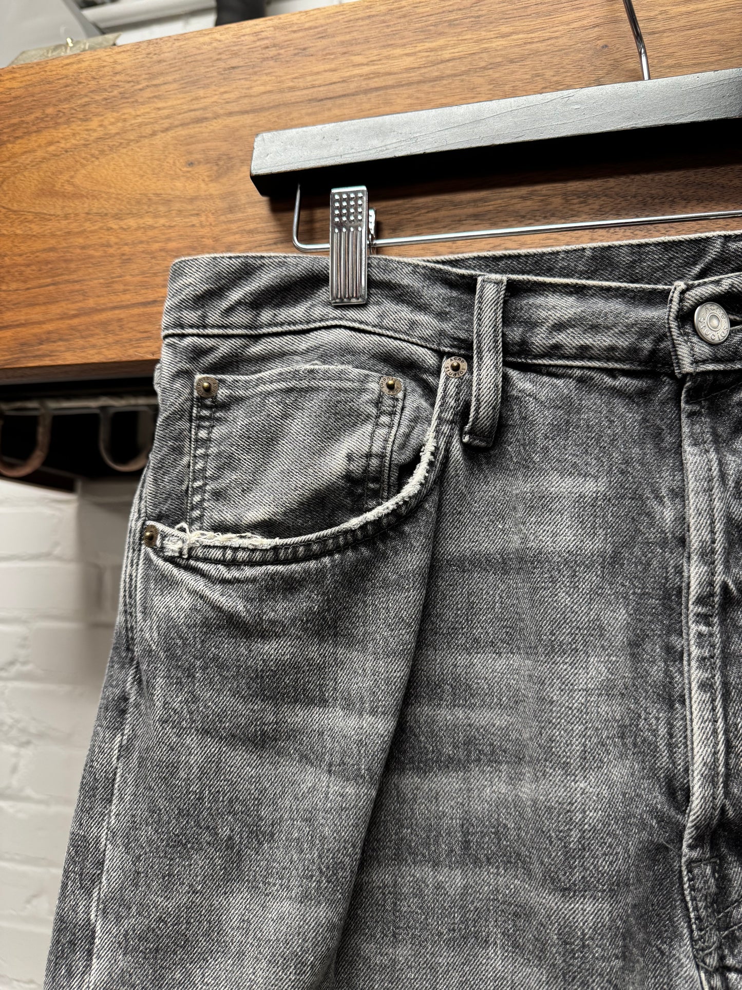 Acne Studios ‘2003 Washed Out Grey’ Straight Cut Denim