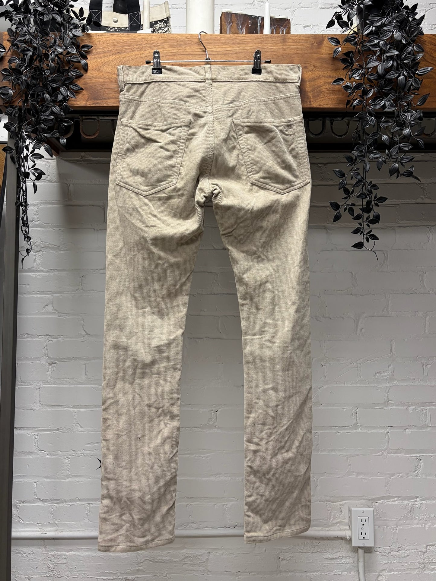 Bottega Veneta Tan Corduroy Skinny Jeans