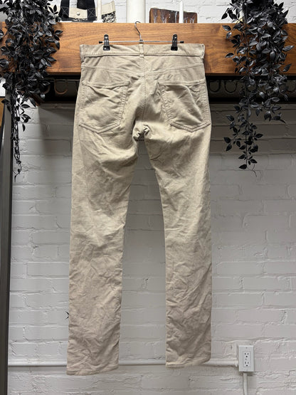 Bottega Veneta Tan Corduroy Skinny Jeans