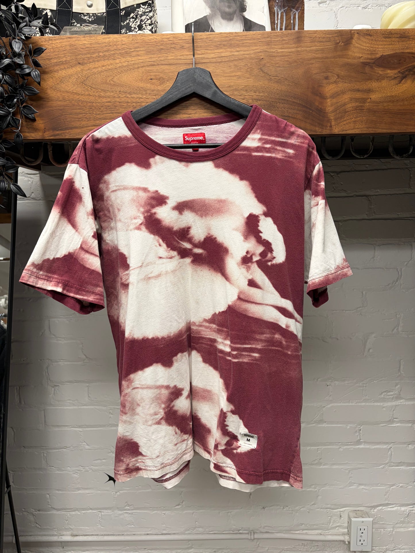 AW2014 Supreme ‘Ballerina’ Red/White Graphic T-Shirt