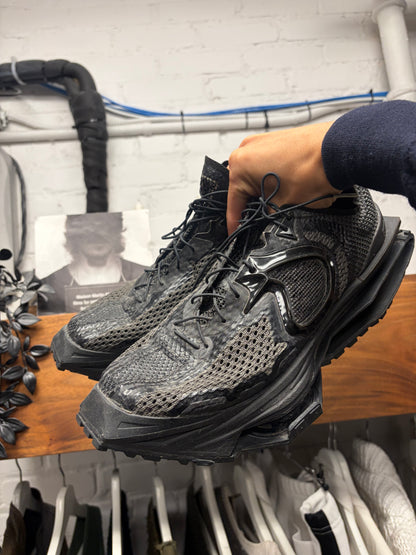 Nike x MMW ‘Zoom 004’ Triple Black Low Top Sneakers