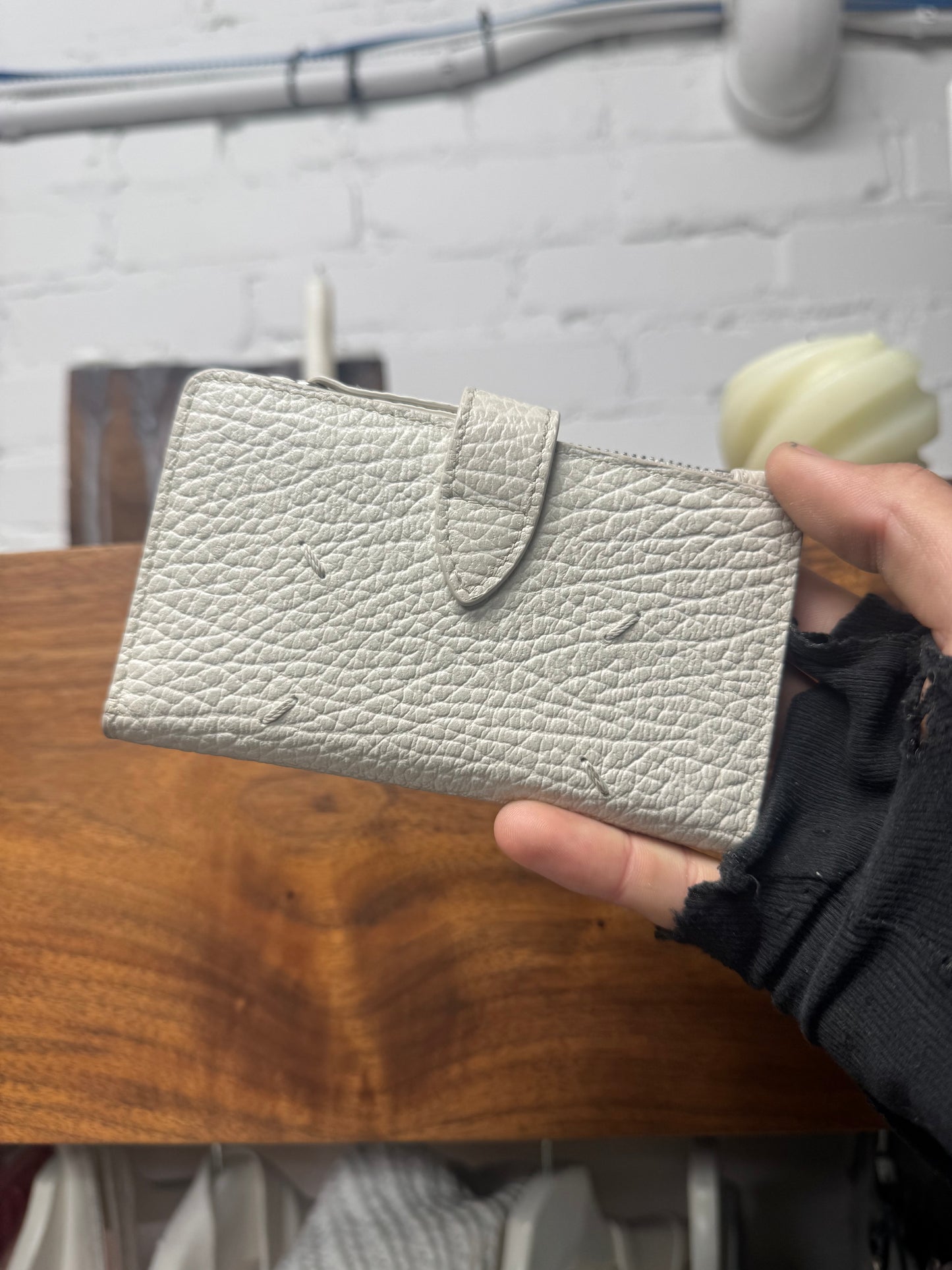 Maison Margiela ‘4 Stitch’ Logo Leather Cardholder Wallet