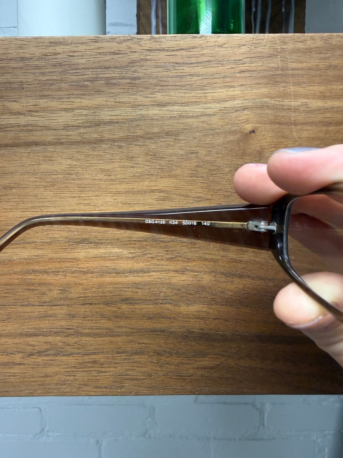Dolce and Gabbana Rectangular Shape ‘D&G’ Prescription Glasses
