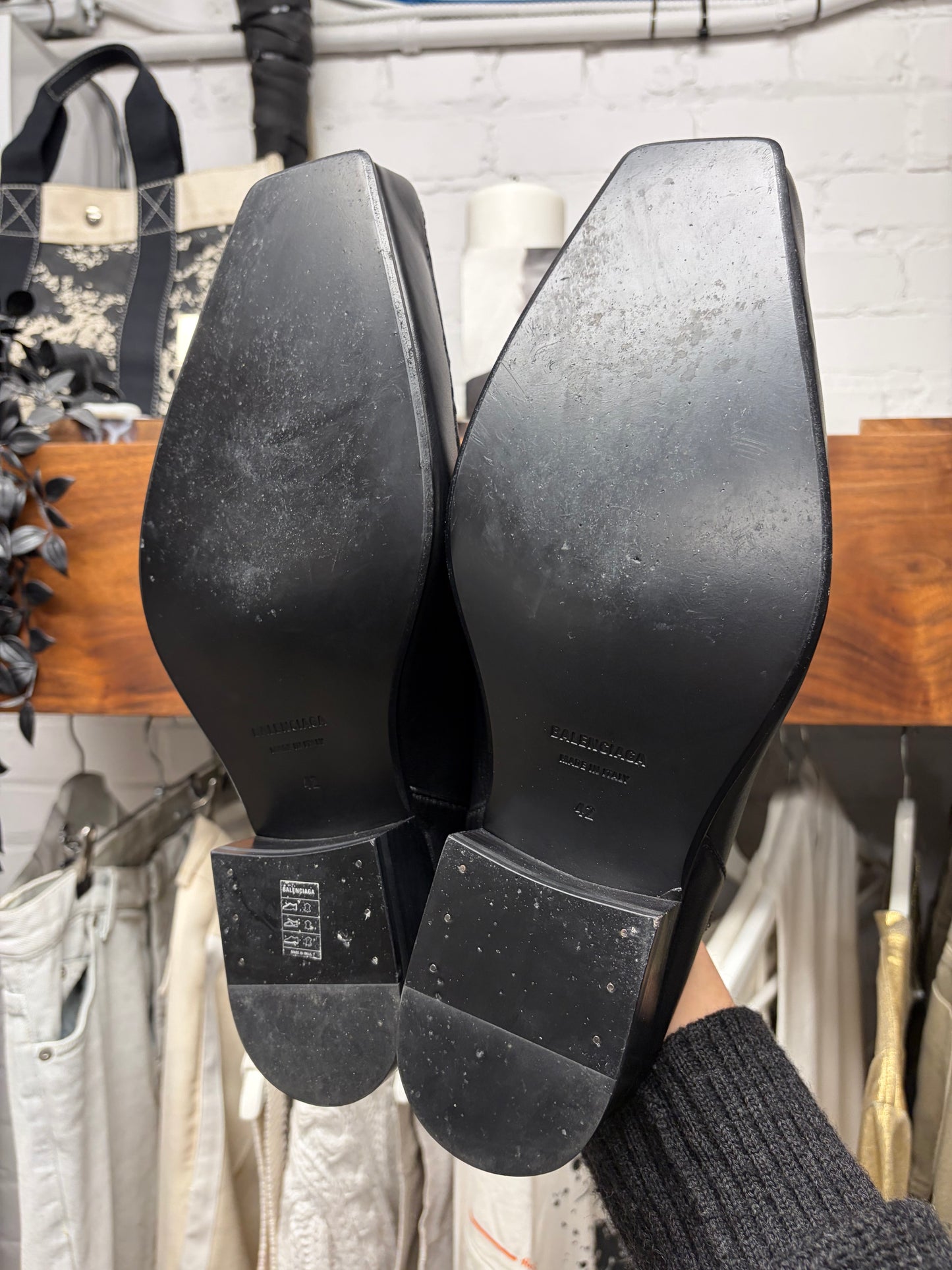 SS2024 Balenciaga ‘Romeo’ Pointed Toe Leather Mules