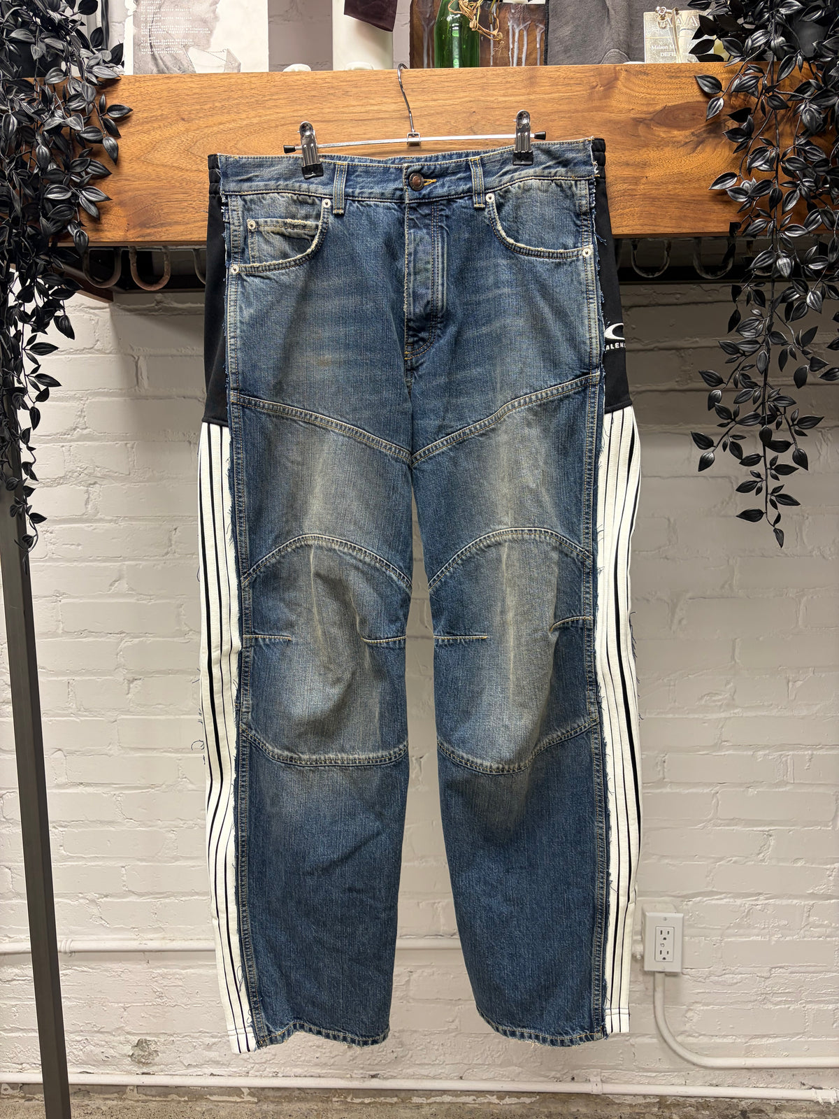 AW2025 Balenciaga ‘Cut Up’ Blue Tracksuit Hybrid Denim