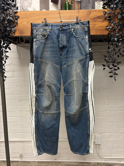 AW2025 Balenciaga ‘Cut Up’ Blue Tracksuit Hybrid Denim