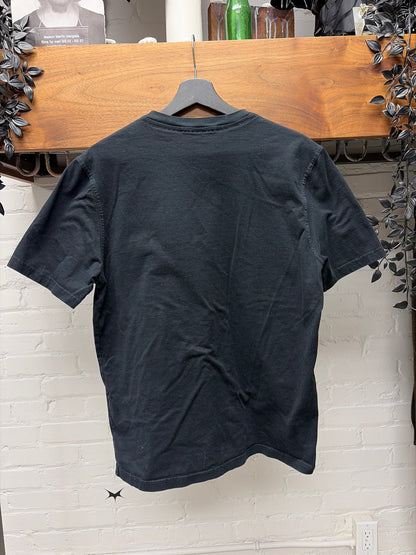 Givenchy Faded Script Chest Logo Black Short Sleeve T-Shirt