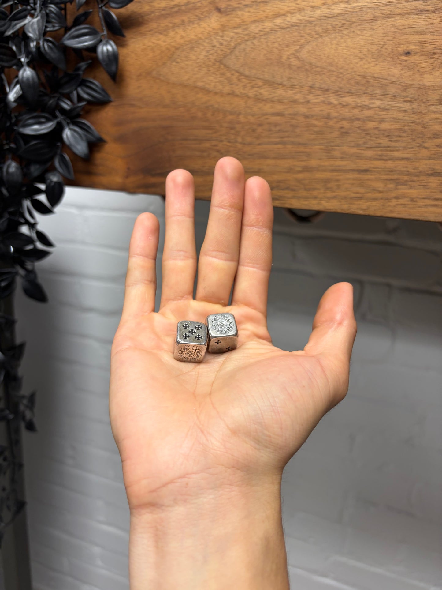 Chrome Hearts .925 Silver Dice Set
