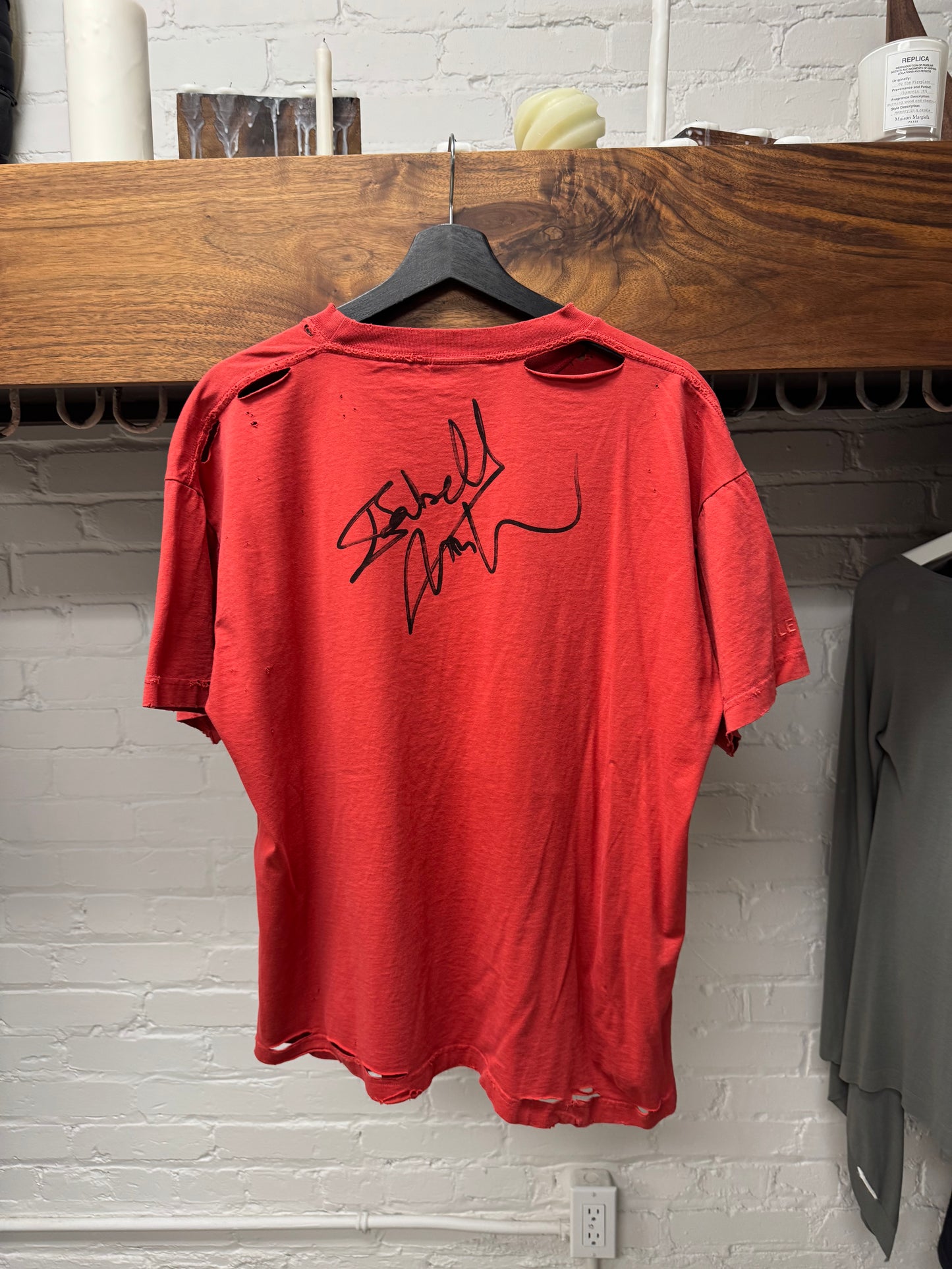 SS2025 Balenciaga ‘Isabelle Huppert’ Distressed Graphic T-Shirt