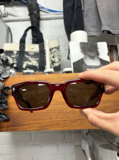 Chrome Hearts ‘Misselanus’ Crimson Red 925 Silver Sunglasses