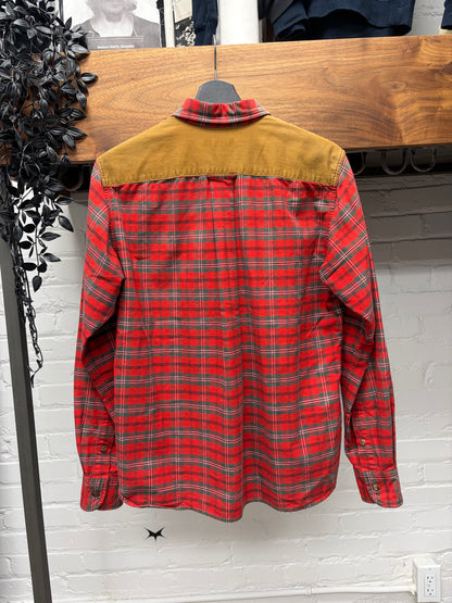 2015 Comme Des Garçons Homme Plaid Flannel Work-Shirt
